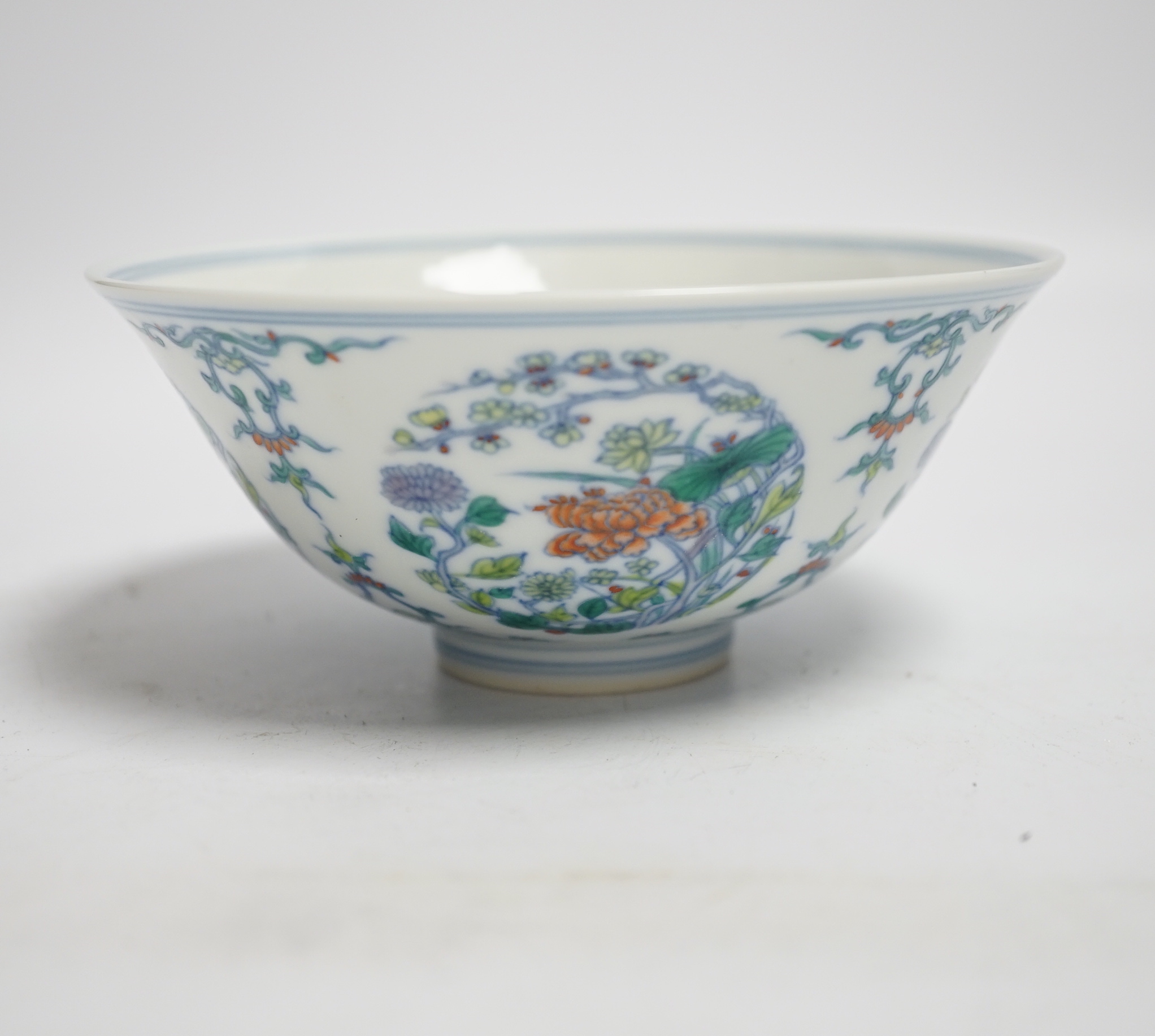 A Chinese Doucai bowl, 13.5cm